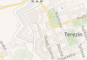 Školní v obci Terezín - mapa ulice