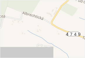 Albrechtická v obci Těrlicko - mapa ulice