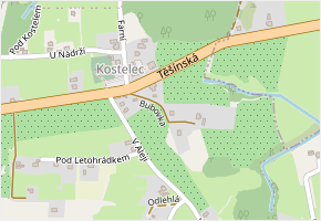 Bubovka v obci Těrlicko - mapa ulice