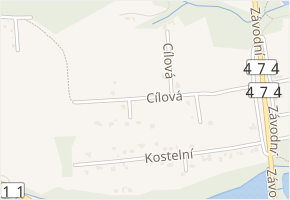 Cílová v obci Těrlicko - mapa ulice