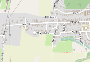 Na Vyhlídce v obci Těrlicko - mapa ulice