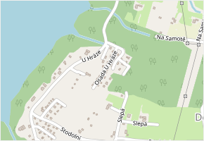 Osada U Hráze v obci Těrlicko - mapa ulice