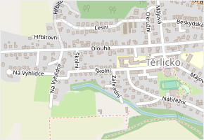 Školní v obci Těrlicko - mapa ulice