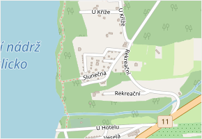 Slunečná v obci Těrlicko - mapa ulice