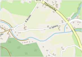 U Splavu v obci Těrlicko - mapa ulice