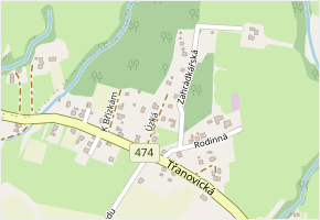 Úzká v obci Těrlicko - mapa ulice