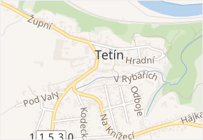 Ve Mlýně v obci Tetín - mapa ulice