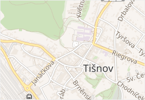 Dvořáčkova v obci Tišnov - mapa ulice