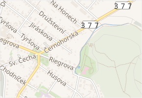 Hynka Bíma v obci Tišnov - mapa ulice