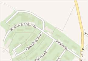 Králova v obci Tišnov - mapa ulice