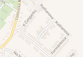 Marie Pavlíkové v obci Tišnov - mapa ulice