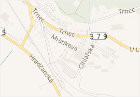 Mrštíkova v obci Tišnov - mapa ulice