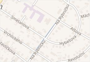 Na Rybníčku v obci Tišnov - mapa ulice