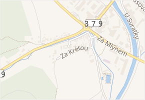 Za Krétou v obci Tišnov - mapa ulice