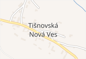 Tišnovská Nová Ves v obci Tišnovská Nová Ves - mapa části obce
