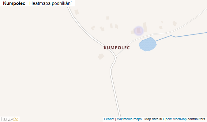 Mapa Kumpolec - Firmy v části obce.