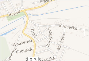 Krátká v obci Tlučná - mapa ulice