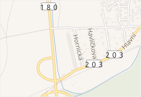 Tlučenská kolonie v obci Tlučná - mapa ulice