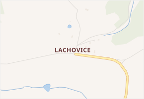 Lachovice v obci Toužim - mapa části obce
