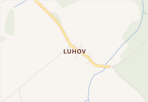 Luhov v obci Toužim - mapa části obce