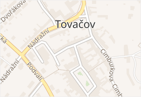 Denisova v obci Tovačov - mapa ulice