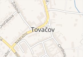 Prostějovská v obci Tovačov - mapa ulice