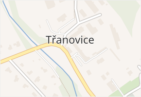 Třanovice v obci Třanovice - mapa části obce