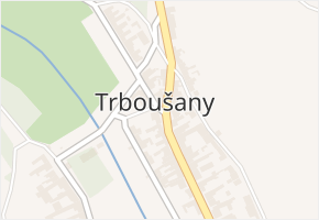 Trboušany v obci Trboušany - mapa části obce