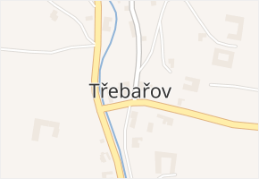 Třebařov v obci Třebařov - mapa části obce