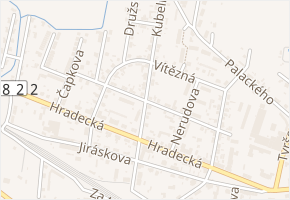 Habrmanova v obci Třebechovice pod Orebem - mapa ulice
