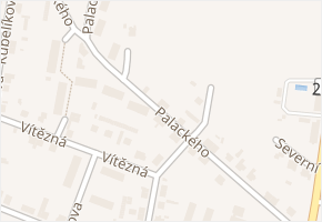 Palackého v obci Třebechovice pod Orebem - mapa ulice