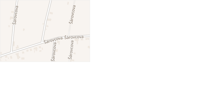 Šárovcova v obci Třebechovice pod Orebem - mapa ulice