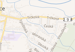 Slovenská v obci Třebechovice pod Orebem - mapa ulice