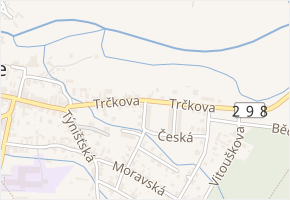 Trčkova v obci Třebechovice pod Orebem - mapa ulice