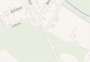 Týnišťská v obci Třebechovice pod Orebem - mapa ulice