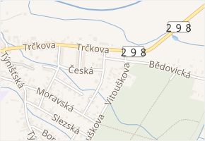 U vodárny v obci Třebechovice pod Orebem - mapa ulice