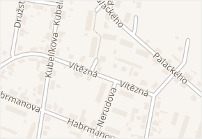 Vítězná v obci Třebechovice pod Orebem - mapa ulice