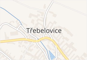 Třebelovice v obci Třebelovice - mapa části obce