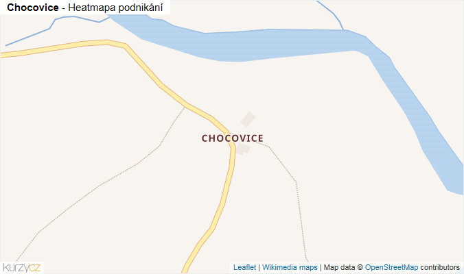 Mapa Chocovice - Firmy v části obce.