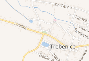 Havlíčkovo nám. v obci Třebenice - mapa ulice