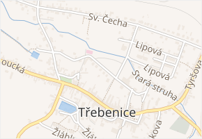 Sokolská v obci Třebenice - mapa ulice