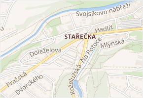 Bohunčina v obci Třebíč - mapa ulice