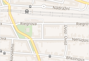Hálkova v obci Třebíč - mapa ulice