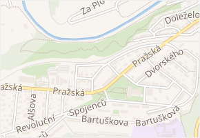 Hlavinkova v obci Třebíč - mapa ulice