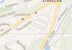 Klimentova v obci Třebíč - mapa ulice