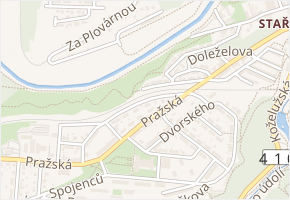 Krajíčkova v obci Třebíč - mapa ulice