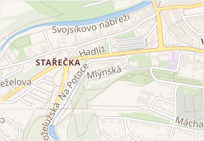 Mlýnská v obci Třebíč - mapa ulice