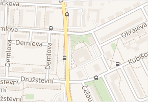 Znojemská v obci Třebíč - mapa ulice