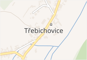 Třebichovice v obci Třebichovice - mapa části obce