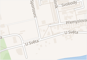 Hliník v obci Třeboň - mapa ulice